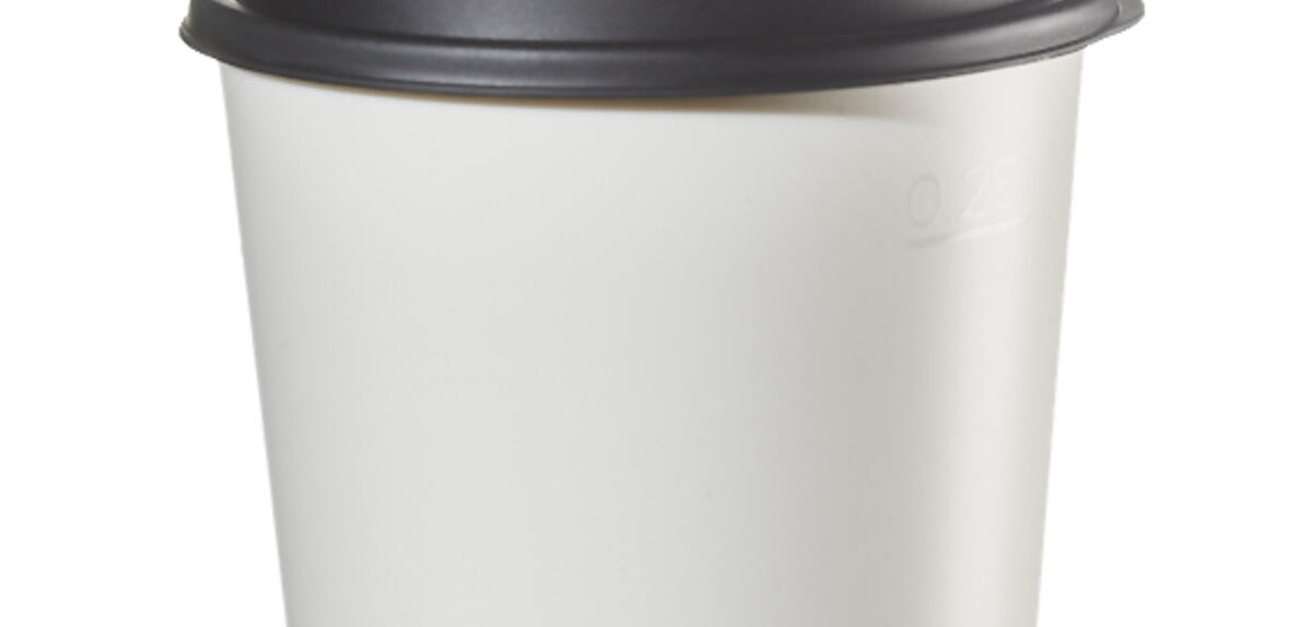 Barista Cup Mit Mehrwegdeckel Easy 250 Ml Elfenbeinweiß Oder Schwarz